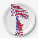 Search for liberty paper plates Red white blue