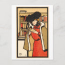 Search for book shelf postcards Antique