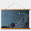 Search for asteroids art Red