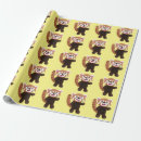 Search for red panda wrapping paper Adorable