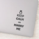 Search for marriage proposal stickers Marry me