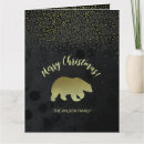 Search for black bear christmas cards Winter