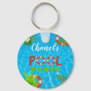 Search for pool party key rings Summer