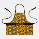 Search for diamond pattern aprons Black and white