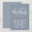 Search for blue and silver wedding invitations Classic