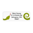Search for snake return address labels Cute