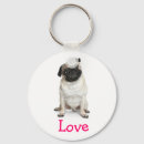 Search for cute pug key rings Funny