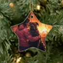 Search for firefighter christmas tree decorations Dog