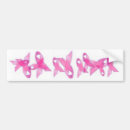 Search for breast cancer pink ribbon bumper stickers Support