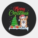 Search for corgi christmas stickers Xmas