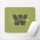 Search for monogram or initial mouse mats For him