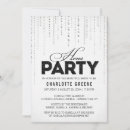 Search for glitter hen party invitations Bride