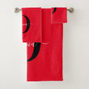 Search for black red white bath towels Elegant