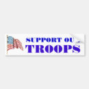 Search for support the troops bumper stickers Military