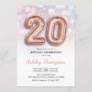 Search for rose gold balloons invitations Pink