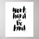Search for hard work motivation posters Black