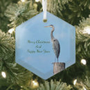 Search for blue heron christmas tree decorations Animals