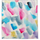 Search for watercolor abstract shower curtains Brushstroke