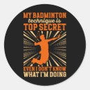 Search for badminton player stickers Racquet