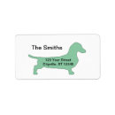Search for wiener dog return address labels Weiner