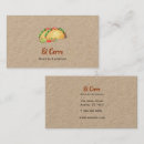 Search for mexican food business cards Taco