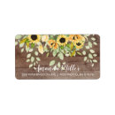 Search for rustic sunflower return address labels Country