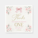 Search for 1st birthday napkins Coquette