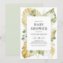Search for palm leaves baby shower invitations Gender neutral