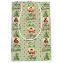 Search for christmas gnomes gift bags Green