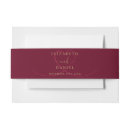 Search for christmas wedding invitation belly bands Minimalist