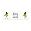 Search for funny frog return address labels Froggy