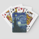 Search for vincent playing cards Starry night