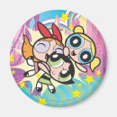 Search for blossom round magnets Powerpuff girls