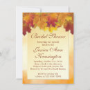 Search for maple leaves invitations Gold