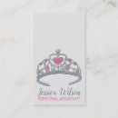 Search for princess business cards Pink