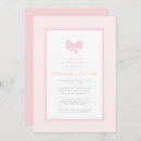 Search for southern baby shower invitations Gingham