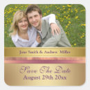 Search for photo save the date stickers Pink