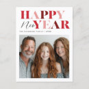 Search for happy new year postcards Red
