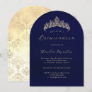 Search for navy quinceanera invitations 15th birthday