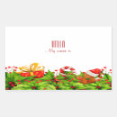 Search for christmas name tags stickers Holly