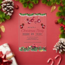 Search for unique christmas invitations Red