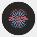 Search for because of the brave stickers United states