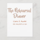 Search for rehearsal dinner postcards The night before
