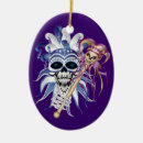Search for jester christmas tree decorations Skull