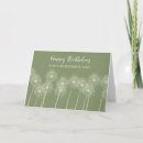 Search for dandelion birthday cards Green