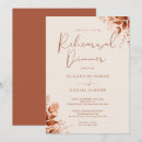 Search for autumn rehearsal dinner invitations Calligraphy script