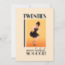 Search for flapper girl birthday invitations Vintage