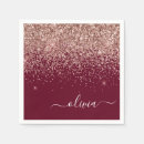 Search for burgundy and blush wedding napkins Bridal shower
