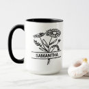 Search for birth month flower mugs Birthday