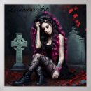 Search for goth girl posters Cemetery